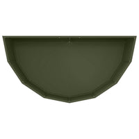 Fioriera-Vaso-Contenitore per Piante Verde oliva 120 x 60 x 50 cm Acciaio