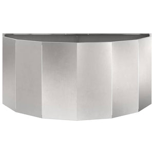 Fioriera-Vaso-Contenitore per Piante Argento 120 x 60 x 50 cm Acciaio inossidabile