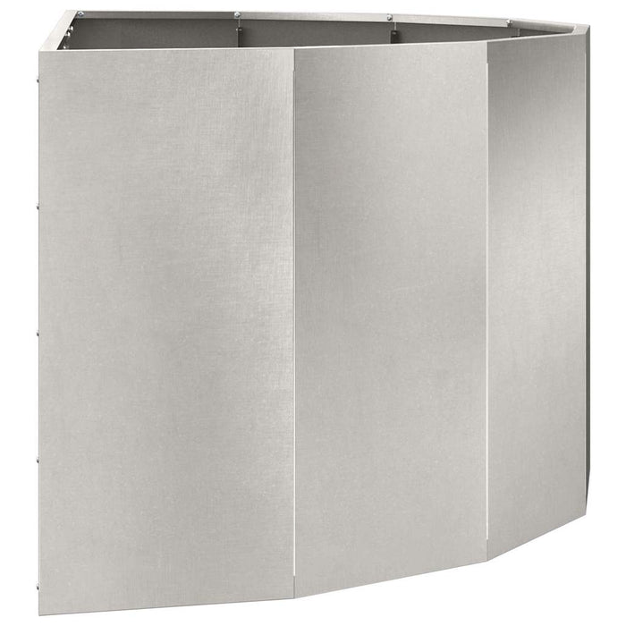 Fioriera Argento 120 x 60 x 50 cm Acciaio inossidabile 883707