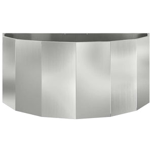 Fioriera Argento 120 x 60 x 50 cm Acciaio zincato 883708