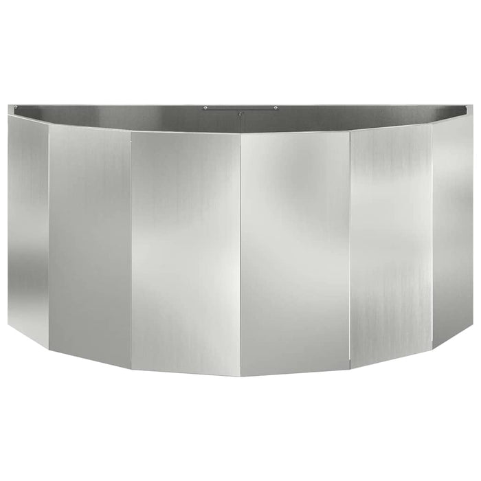 Fioriera Argento 120 x 60 x 50 cm Acciaio zincato 883708