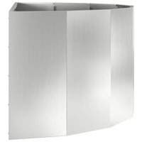 Fioriera Argento 120 x 60 x 50 cm Acciaio zincato 883708