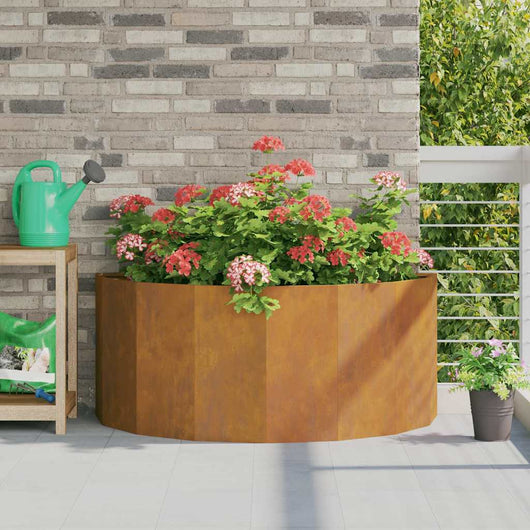 Fioriera Ruggine-Vaso-Contenitore per Piante 120 x 60 x 50 cm