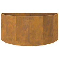 Fioriera Ruggine-Vaso-Contenitore per Piante 120 x 60 x 50 cm