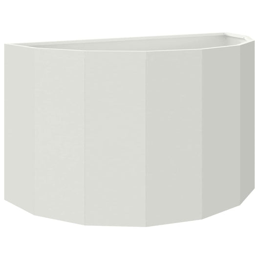 Fioriera Bianco 90 x 45 x 50 cm Acciaio 883711