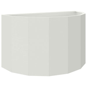 Fioriera-Vaso-Contenitore per Piante Bianco 90 x 45 x 50 cm Acciaio