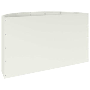 Fioriera Bianco 90 x 45 x 50 cm Acciaio 883711
