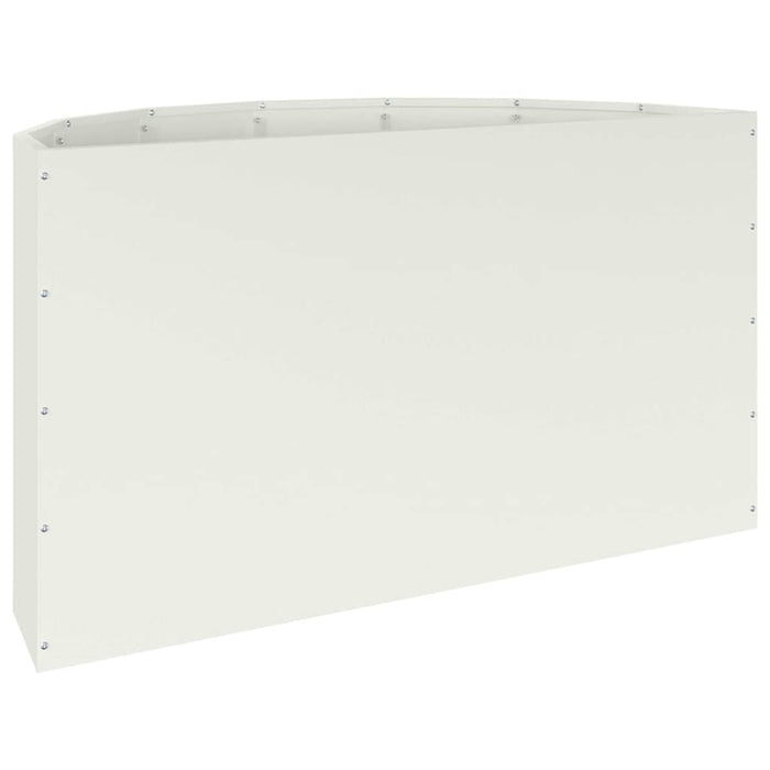 Fioriera Bianco 90 x 45 x 50 cm Acciaio 883711