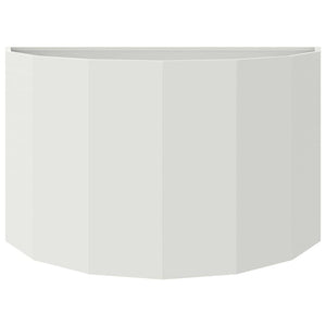 Fioriera-Vaso-Contenitore per Piante Bianco 90 x 45 x 50 cm Acciaio