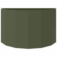 Fioriera Verde oliva 90 x 45 x 50 cm Acciaio 883713