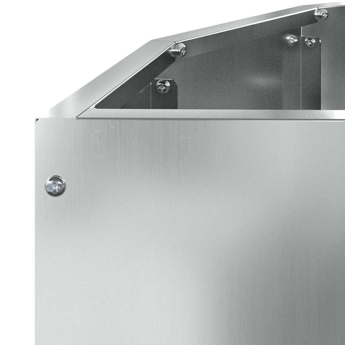 Fioriera Argento 90 x 45 x 50 cm Acciaio zincato 883715