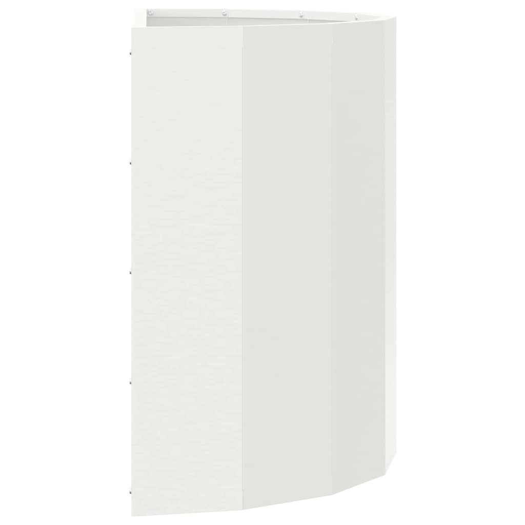 Fioriera Bianco 60 x 30 x 50 cm Acciaio 883718