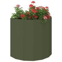Fioriera Verde oliva 60 x 30 x 50 cm Acciaio 883720