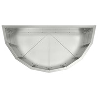 Fioriera Argento 60 x 30 x 50 cm Acciaio zincato 883722