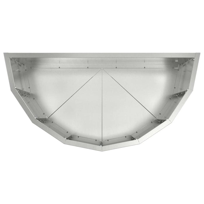 Fioriera Argento 60 x 30 x 50 cm Acciaio zincato 883722