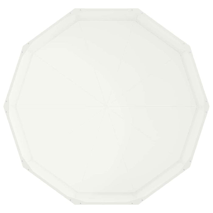 Fioriera Bianco 120 x 120 x 35 cm Acciaio 883725