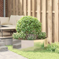 Fioriera Argento 120 x 120 x 35 cm Acciaio inossidabile 883728