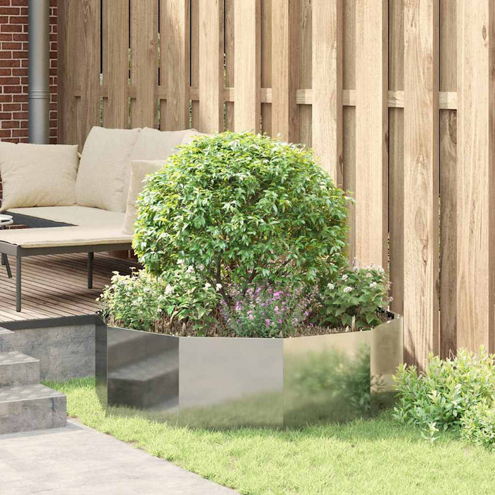 Fioriera Argento 120 x 120 x 35 cm Acciaio zincato 883729