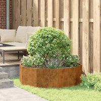 Fioriera Ruggine 120 x 120 x 35 cm 883730