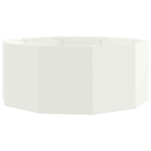 Fioriera Bianco 90 x 90 x 35 cm Acciaio 883732