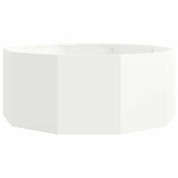 Fioriera Bianco 90 x 90 x 35 cm Acciaio 883732