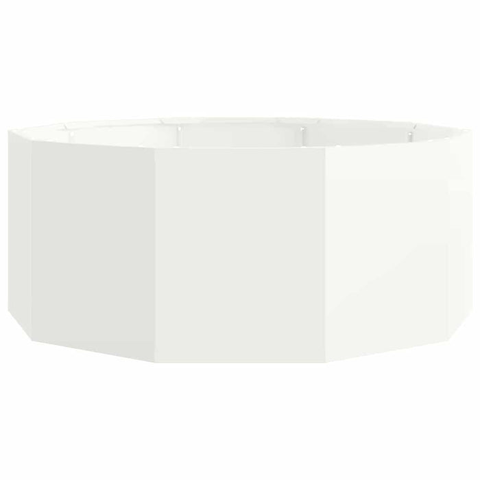 Fioriera Bianco 90 x 90 x 35 cm Acciaio 883732