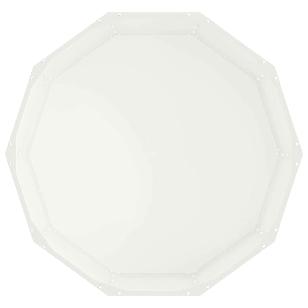 Fioriera Bianco 90 x 90 x 35 cm Acciaio 883732