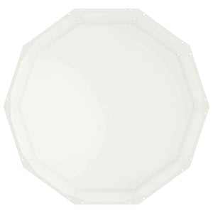 Fioriera Bianco 90 x 90 x 35 cm Acciaio 883732