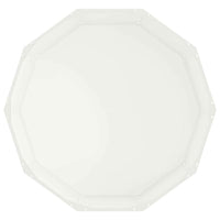 Fioriera-Vaso-Contenitore per Piante Bianco 90 x 90 x 35 cm Acciaio