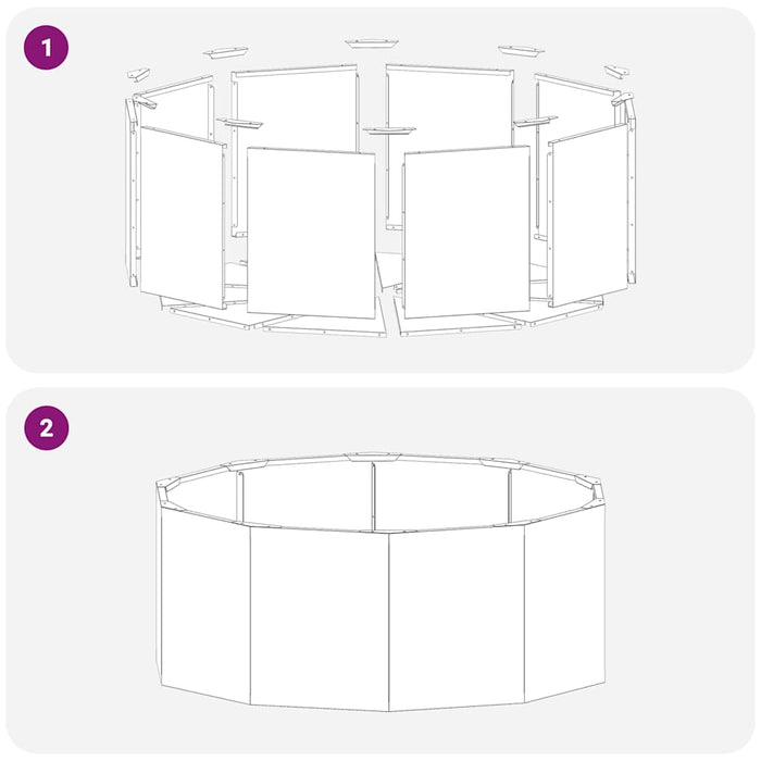 Fioriera-Vaso-Contenitore per Piante Argento 90 x 90 x 35 cm Acciaio inossidabile