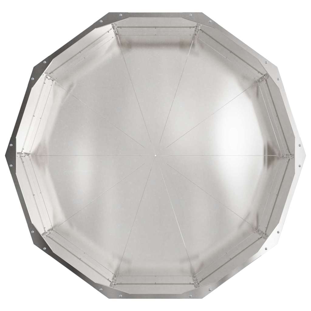 Fioriera Argento 90 x 90 x 35 cm Acciaio inossidabile 883735