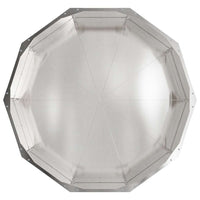 Fioriera Argento 90 x 90 x 35 cm Acciaio inossidabile 883735