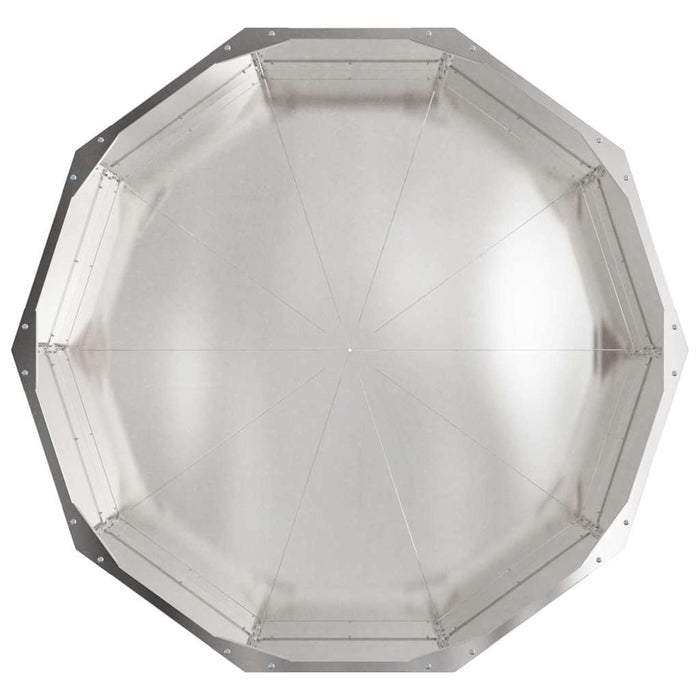 Fioriera Argento 90 x 90 x 35 cm Acciaio inossidabile 883735