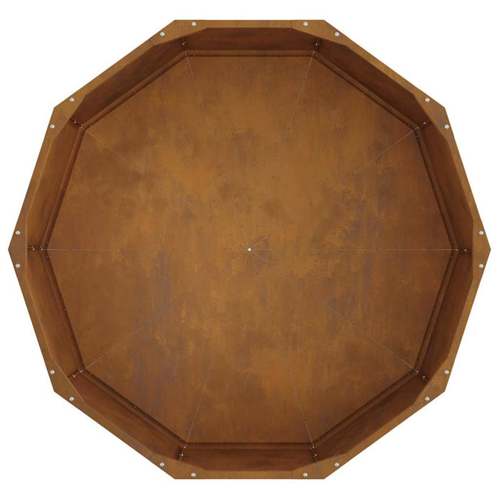 Fioriera Ruggine 90 x 90 x 35 cm 883737