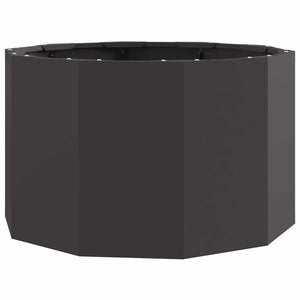 Fioriera Nero 60 x 60 x 35 cm Acciaio 883738