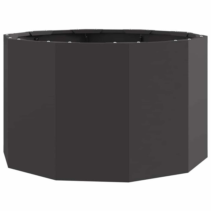 Fioriera Nero 60 x 60 x 35 cm Acciaio 883738