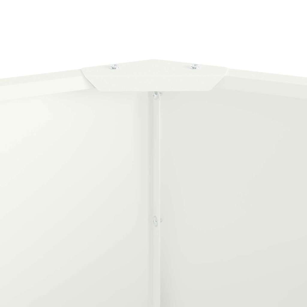 Fioriera Bianco 60 x 60 x 35 cm Acciaio 883739