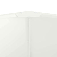 Fioriera-Vaso-Contenitore per Piante Bianco 60 x 60 x 35 cm Acciaio