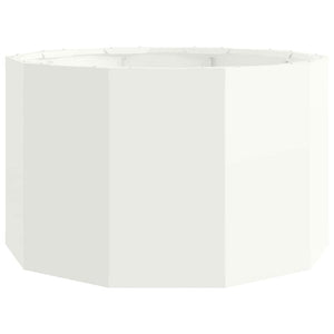 Fioriera-Vaso-Contenitore per Piante Bianco 60 x 60 x 35 cm Acciaio