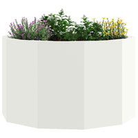 Fioriera Bianco 60 x 60 x 35 cm Acciaio 883739