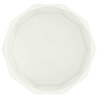 Fioriera Bianco 60 x 60 x 35 cm Acciaio 883739