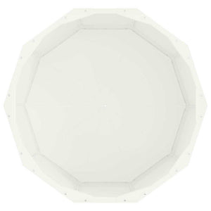 Fioriera Bianco 60 x 60 x 35 cm Acciaio 883739