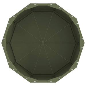 Fioriera Verde oliva 60 x 60 x 35 cm Acciaio 883741