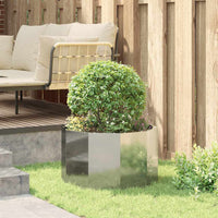 Fioriera Argento 60 x 60 x 35 cm Acciaio zincato 883743