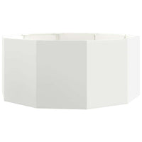 Fioriera Bianco 120 x 120 x 50 cm Acciaio 883746