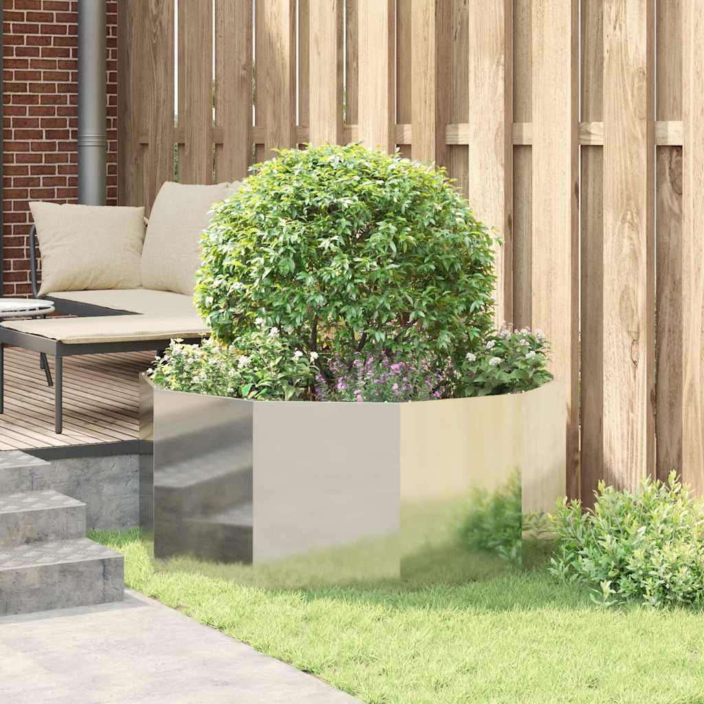 Fioriera Argento 120 x 120 x 50 cm Acciaio zincato 883750