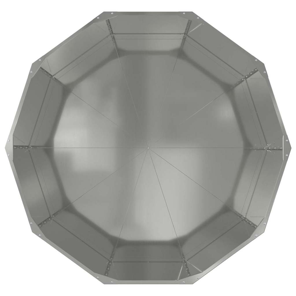 Fioriera Argento 120 x 120 x 50 cm Acciaio zincato 883750