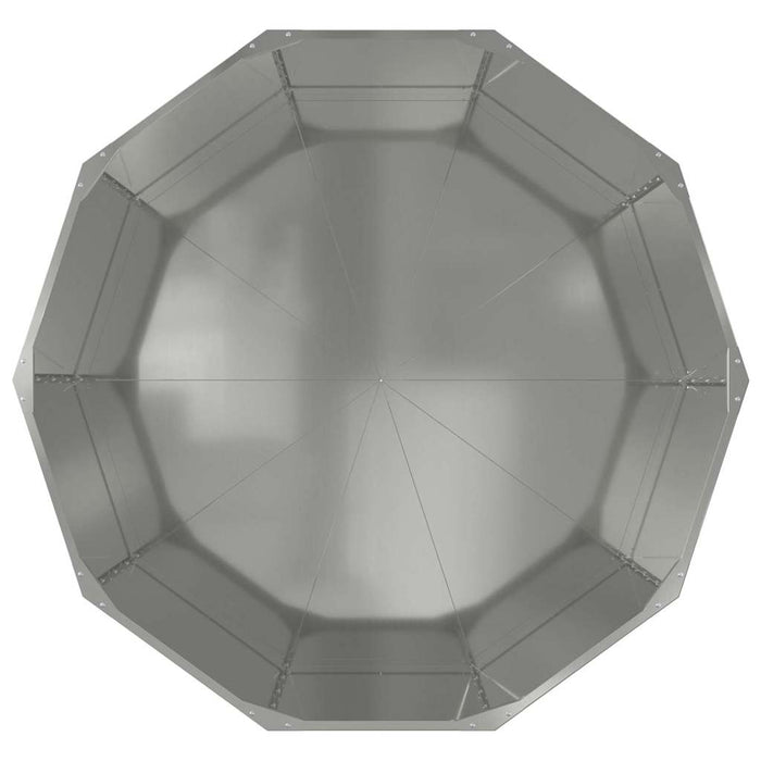 Fioriera Argento 120 x 120 x 50 cm Acciaio zincato 883750