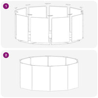 Fioriera Ruggine-Vaso-Contenitore per Piante 120 x 120 x 50 cm