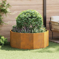 Fioriera Ruggine 120 x 120 x 50 cm 883751